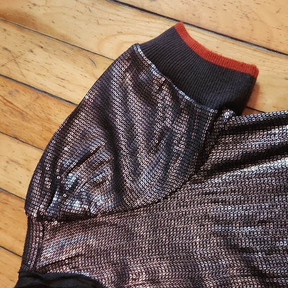 Robert Rodriguez sequined sweater blouse - Picture 3 of 7